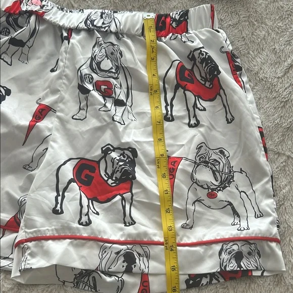 NWOT Women's University of Georgia UGA Print Pajama Set - Picture 5 of 8